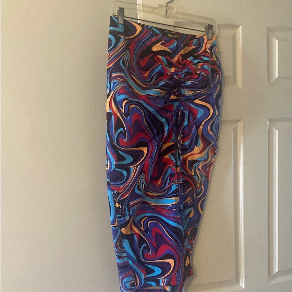 Colorful Swirl swim cover up